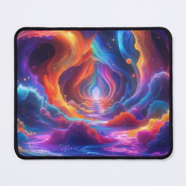 Item preview, abstract fantasy world colorful background wallpaper designed and sold by evanurozi.