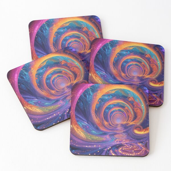 Item preview, abstract fantasy world colorful background wallpaper designed and sold by evanurozi.