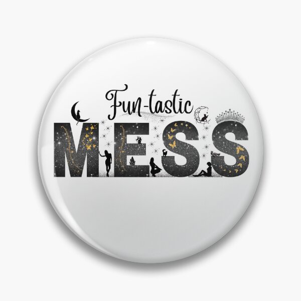 Item preview, Fun-tastic Mess Black – The Midnight Mess designed and sold by PixelByHajni.