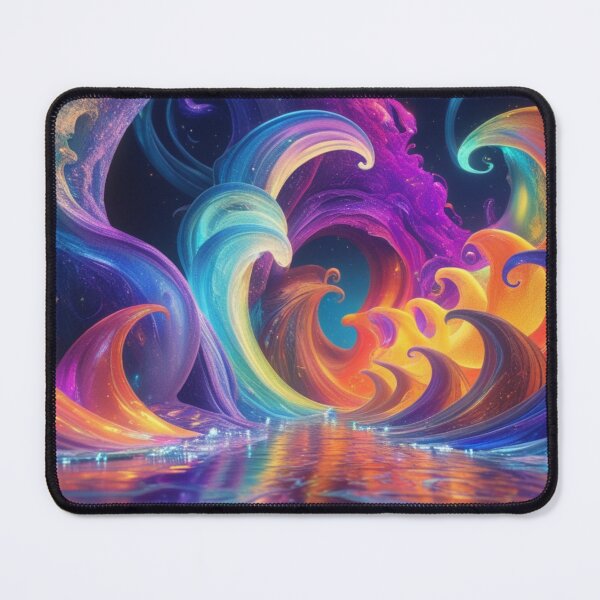 Item preview, abstract fantasy world colorful background wallpaper designed and sold by evanurozi.