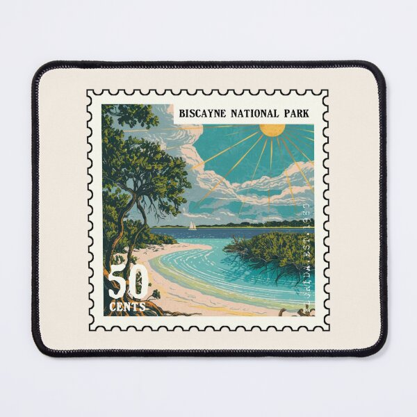 Item preview, Biscayne National Park Postage Stamp, (Florida, United States) designed and sold by PinkandP.
