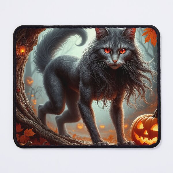 Item preview, Demon Cat – Halloween Dark Fantasy Creature designed and sold by AmetistLight.
