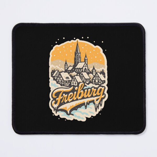 Item preview, Snowy Freiburg Townscape designed and sold by Boogosh.