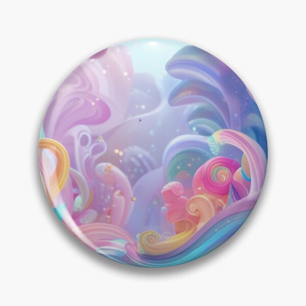 Item preview, abstract fantasy world colorful background wallpaper designed and sold by evanurozi.