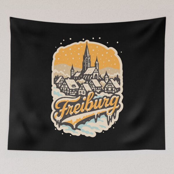 Item preview, Snowy Freiburg Townscape   designed and sold by Boogosh.