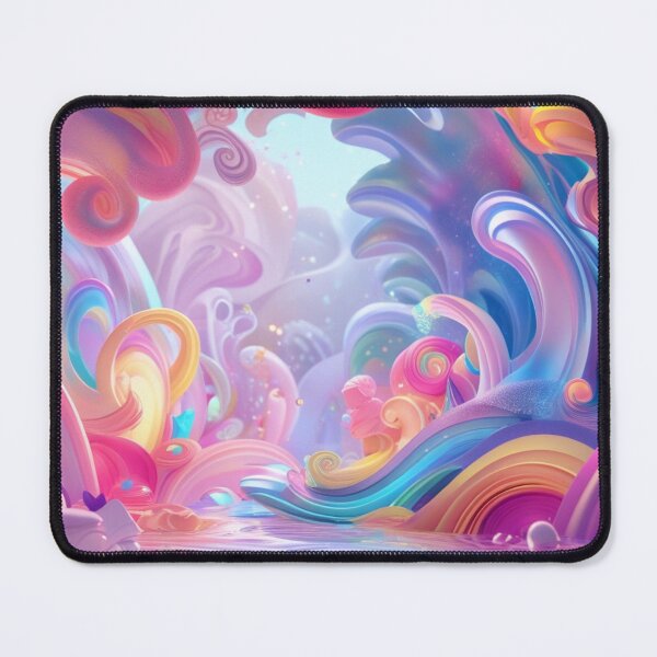 Item preview, abstract fantasy world colorful background wallpaper designed and sold by evanurozi.