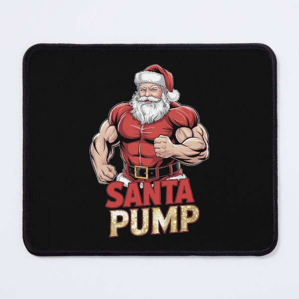 Item preview, Fitness Santa Humor Xmas Gym Santa Claus designed and sold by LunaCrazeArt.