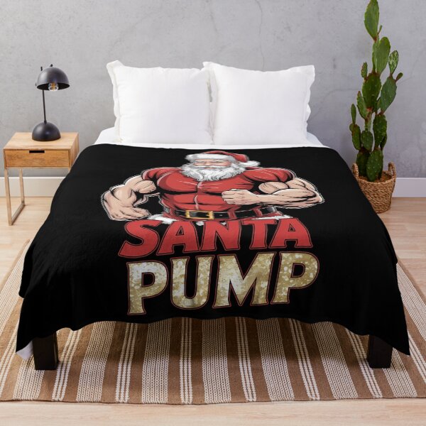 Item preview, Fitness Santa Humor Xmas Gym Santa Claus designed and sold by LunaCrazeArt.