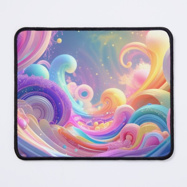 Item preview, abstract fantasy world colorful background wallpaper designed and sold by evanurozi.