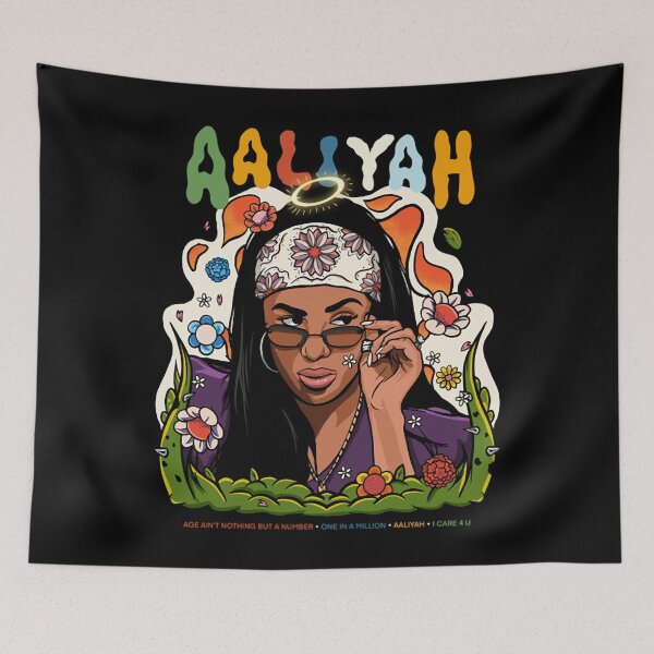 Item preview, Iconic Aaliyah Tribute: Timeless R&B Legend  designed and sold by GoshornMo.
