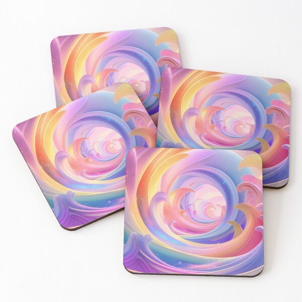 Item preview, abstract fantasy world colorful background wallpaper designed and sold by evanurozi.