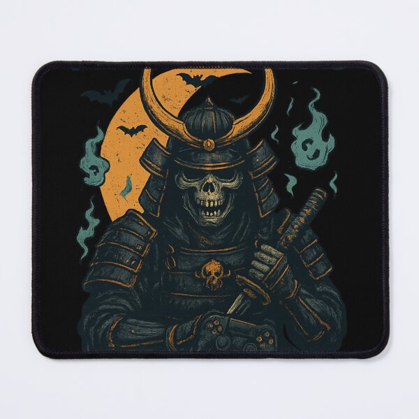 Item preview, Conquer the Darkness – Japanese Samurai Halloween Warrior designed and sold by Diwakar-Designs.