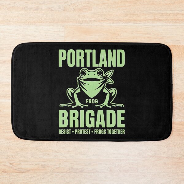 Item preview, Portland Frog Brigade - This design is for everyone who believes in unity, creative resistance, and the power of peaceful protest. designed and sold by ZyziowskyArt.