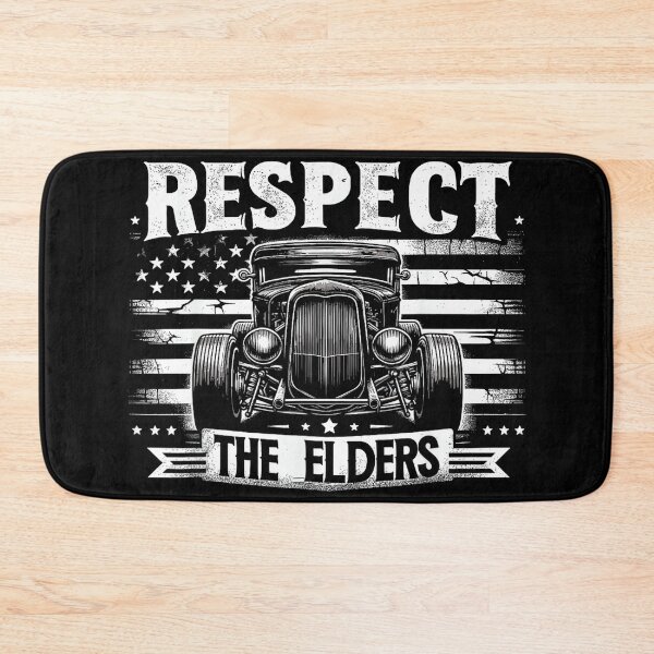 Item preview, Hot Rod Grandpa, Respect The Elders, Patriotic Rat Rod Car designed and sold by MarkVHulings.