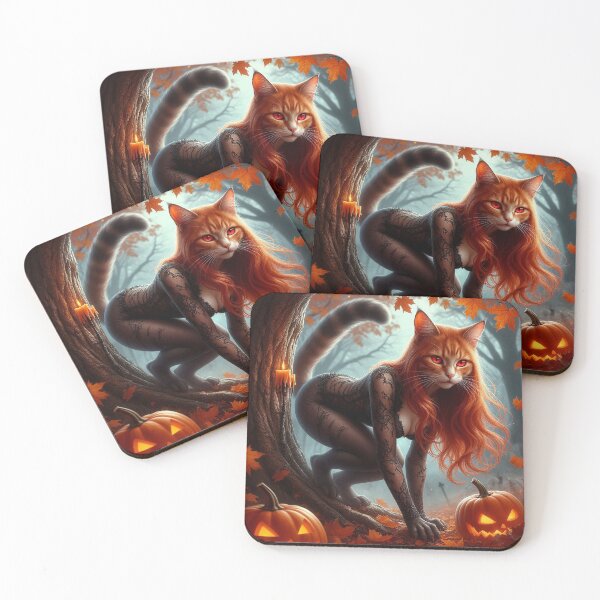 Item preview, Red Catgirl – Halloween Fantasy Seduction designed and sold by AmetistLight.