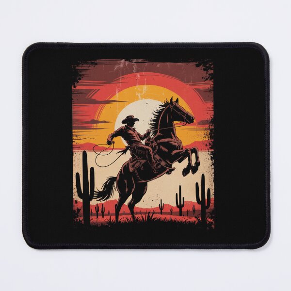 Item preview, Horse Riding Western Cowboy designed and sold by SlogariArt.