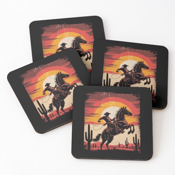 Item preview, Horse Riding Western Cowboy designed and sold by SlogariArt.