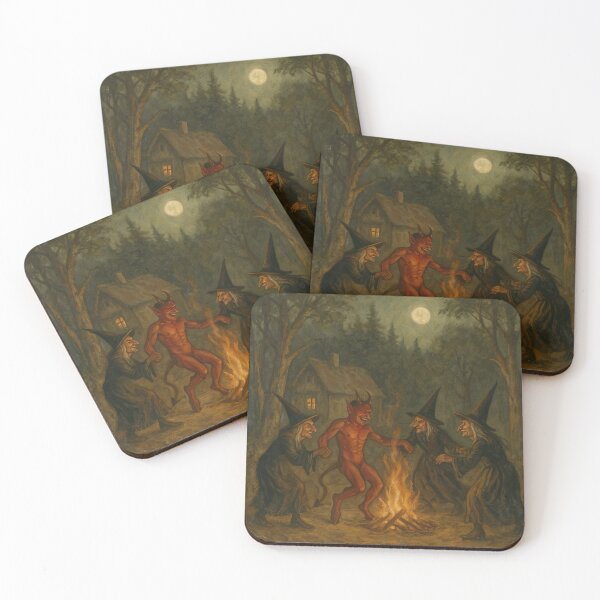 Item preview, Witches dance with the devil designed and sold by Palatinasart.