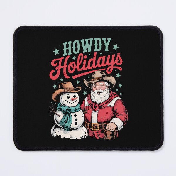 Item preview, Howdy Holiday Gingerbread Cowboy Santa Christmas Western designed and sold by LunaCrazeArt.