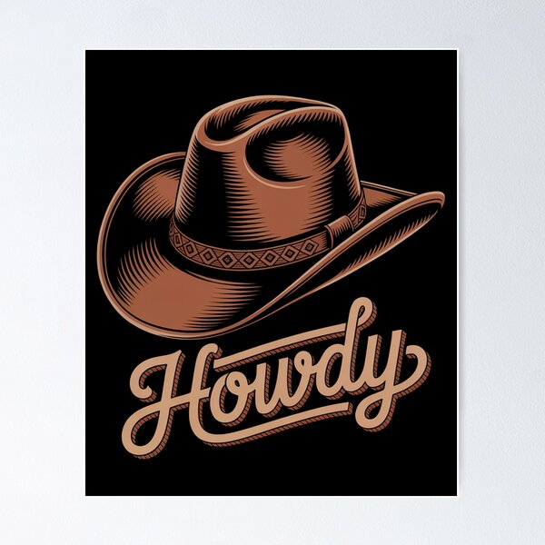 Item preview, Howdy Cowboy Western designed and sold by SlogariArt.