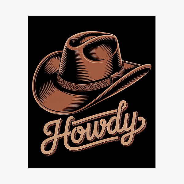 Item preview, Howdy Cowboy Western designed and sold by SlogariArt.