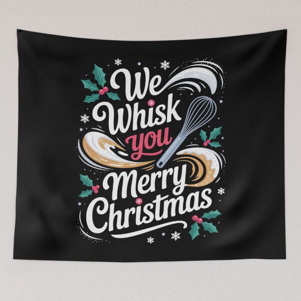 Item preview, Merry Christmas Holiday Baker Baking designed and sold by LunaCrazeArt.