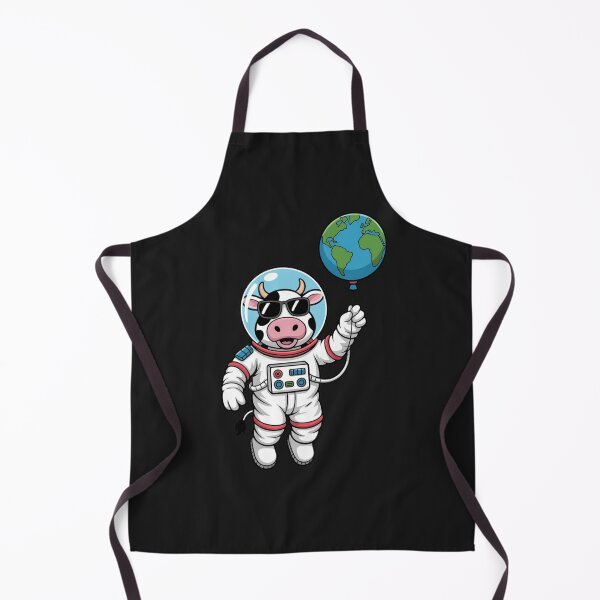 Item preview, Astronaut Cow – Cute Funny Kawaii Space Cartoon Design designed and sold by ColorSplash123.
