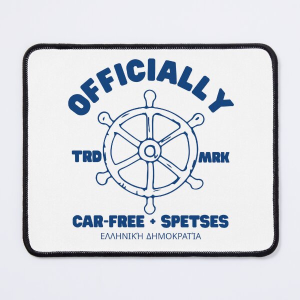 Item preview, Officially car-free + Spetses (Spetses Greece) designed and sold by Peerless-Prime.
