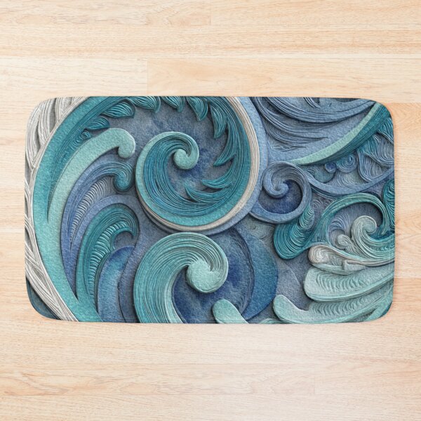 Item preview, New Zealand Māori Paua Pattern Koru Design 570 designed and sold by GrinGalore.