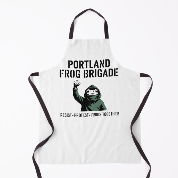 Item preview, Portland Frog Brigade - This design is for everyone who believes in unity, creative resistance, and the power of peaceful protest. designed and sold by ZyziowskyArt.