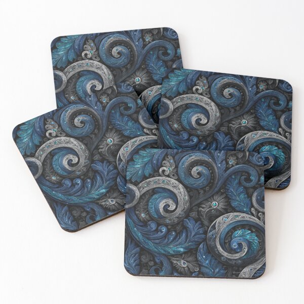 Item preview, New Zealand Māori Paua Pattern Koru Design 571 designed and sold by GrinGalore.