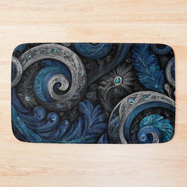 Item preview, New Zealand Māori Paua Pattern Koru Design 571 designed and sold by GrinGalore.
