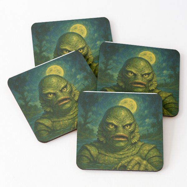 Item preview, Black Lagoon Terror – Vintage Creature Poster designed and sold by Art's Diner.