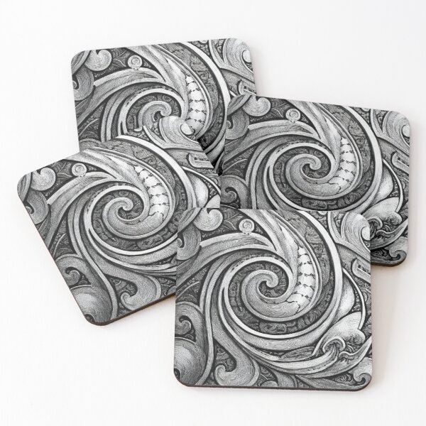 Item preview, New Zealand Māori Paua Pattern Koru Design 567 designed and sold by GrinGalore.