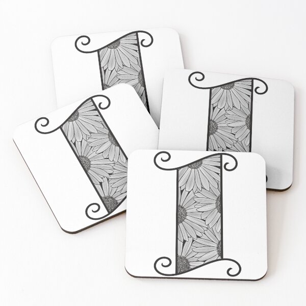 Item preview, Sunflower Inspired Letter I designed and sold by SSN-ART.