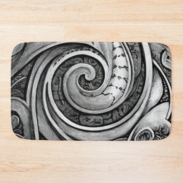 Item preview, New Zealand Māori Paua Pattern Koru Design 567 designed and sold by GrinGalore.