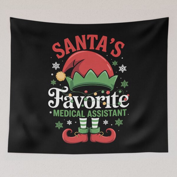 Item preview, Santa_s Favorite Medical Assistant Funny Christmas designed and sold by Turbotine.