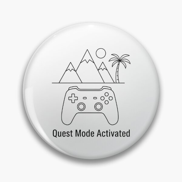 Item preview, Quest Mode Activated Minimalist Gaming Line Art T-Shirt & Phone Case designed and sold by WOHAMMAD.