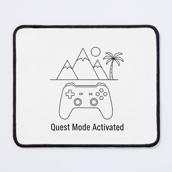 Item preview, Quest Mode Activated Minimalist Gaming Line Art T-Shirt & Phone Case designed and sold by WOHAMMAD.