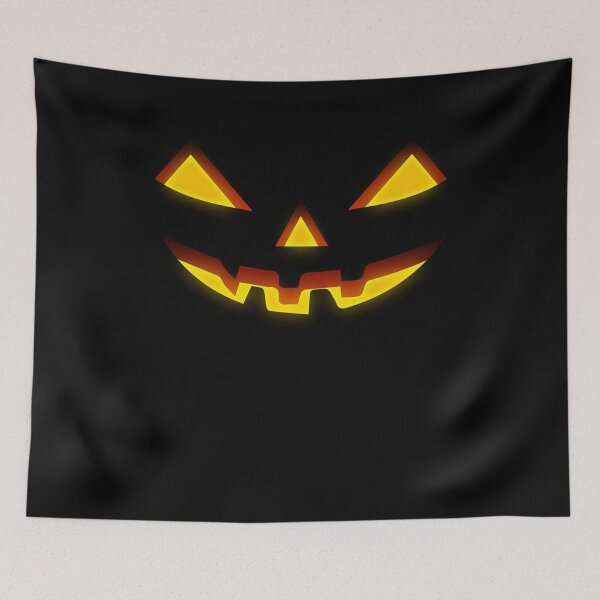 Item preview, Halloween Evil Pumpkin Face Laughing Creepy Jack-O’-Lantern Spooky Horror Illustration designed and sold by MONTRIS.