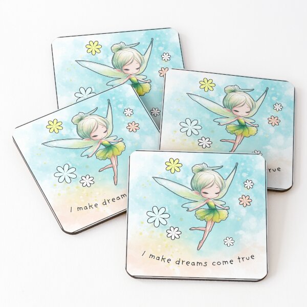Item preview, I make dreams come true, soft colors graphics with fairy designed and sold by silent-violin.