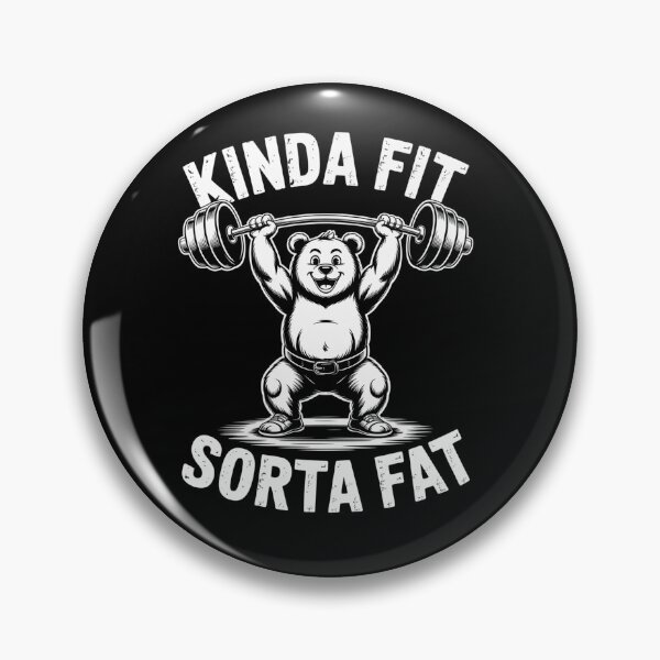 Item preview, Kinda Fit Sorta Fat Bear Weightlifter Workout Gym  designed and sold by SlogariArt.