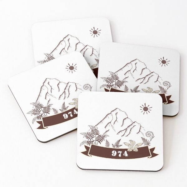 Item preview, Retro Tropical Badge 974 designed and sold by KONTOUR-SOMIN.