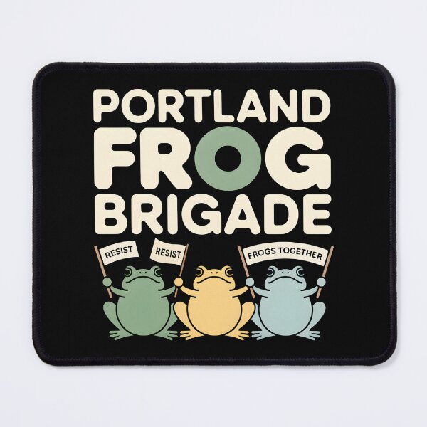 Item preview, Portland Frog Brigade - This design is for everyone who believes in unity, creative resistance, and the power of peaceful protest. designed and sold by ZyziowskyArt.