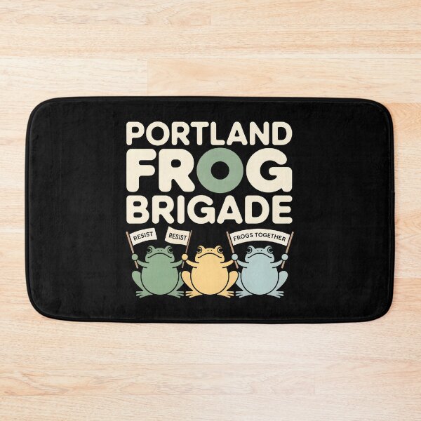 Item preview, Portland Frog Brigade - This design is for everyone who believes in unity, creative resistance, and the power of peaceful protest. designed and sold by ZyziowskyArt.