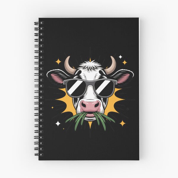 Item preview, Cool Cow – Chill Funny Kawaii Cartoon Design designed and sold by ColorSplash123.
