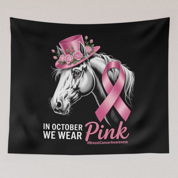 Item preview, Brest Cancer Awareness Horse Lovers designed and sold by Turbotine.