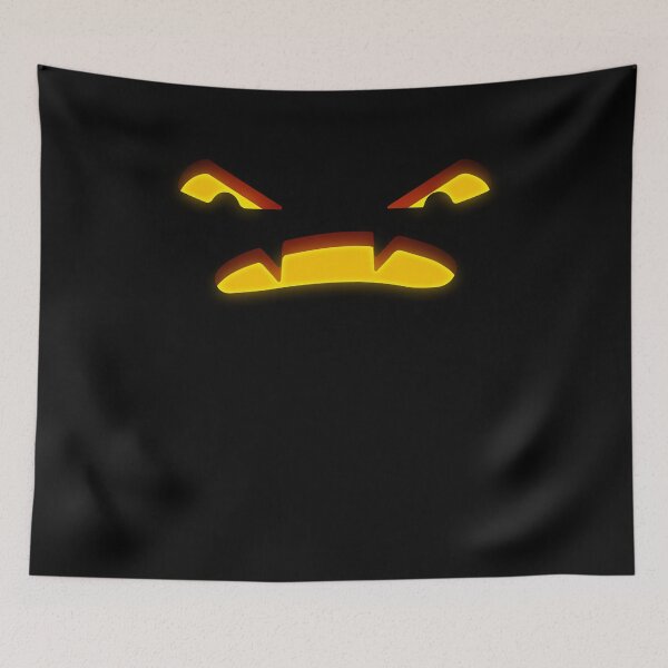 Item preview, Halloween Angry Pumpkin Face Scary Jack-O’-Lantern Creepy Spooky Horror Illustration designed and sold by MONTRIS.