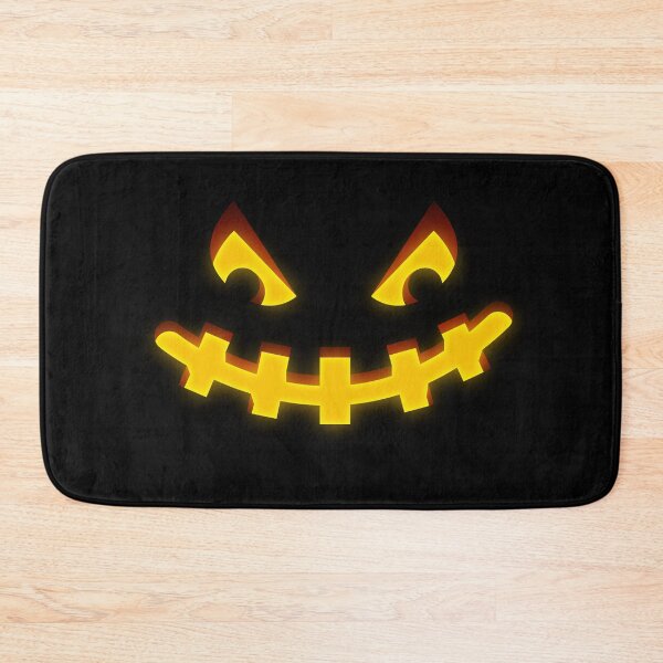 Item preview, Halloween Happy Scary Pumpkin Face Evil Smile Creepy Jack-O’-Lantern Spooky Illustration designed and sold by MONTRIS.