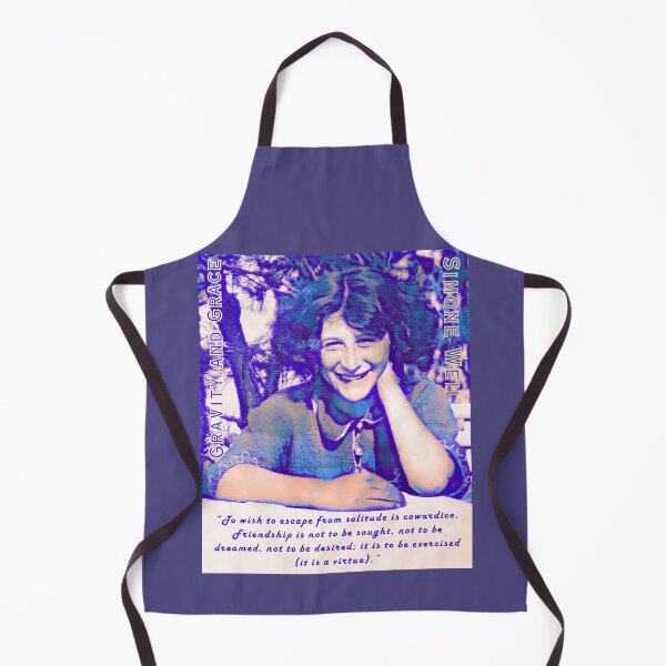 Item preview, Simone Weil quote:  To wish to escape from solitude is cowardice. Friendship is not to be sought, not to be dreamed, not to be desired; it is to be exercised (it is a virtue). designed and sold by artbleed.